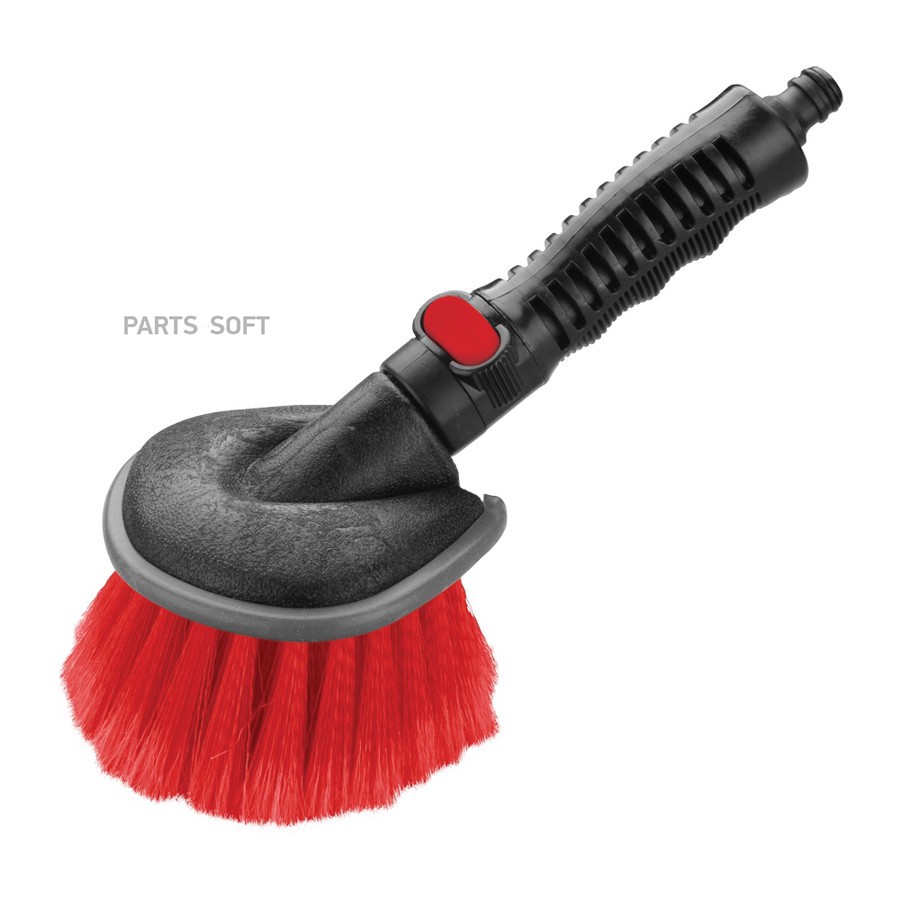 Щетка для мытья автомобиля 36 см AVS с мягкой щетиной, с насадкой для шланга - AVS None None